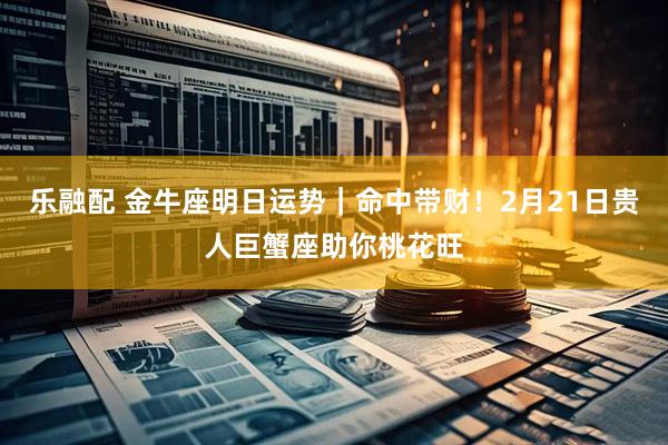 乐融配 金牛座明日运势｜命中带财！2月21日贵人巨蟹座助你桃花旺